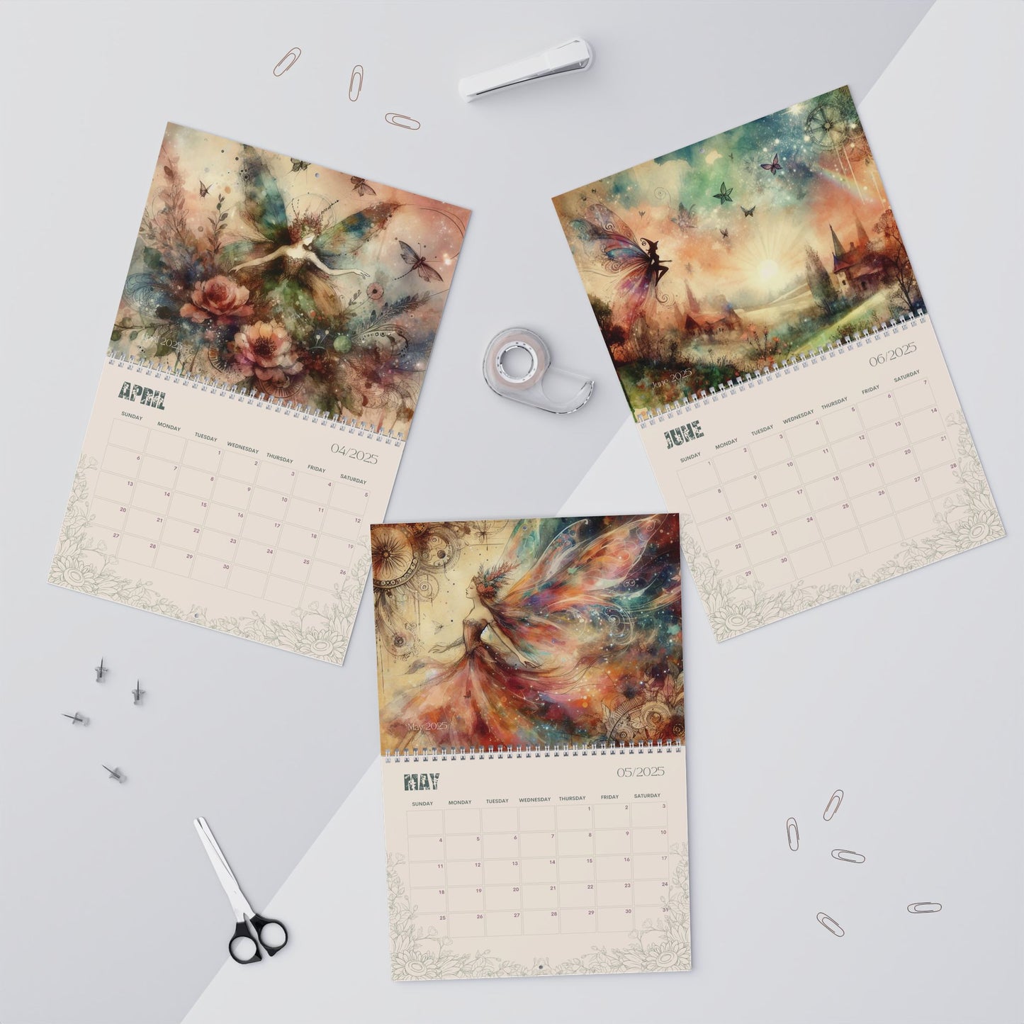 2025 Wall Calendars - Faeries in Dusk