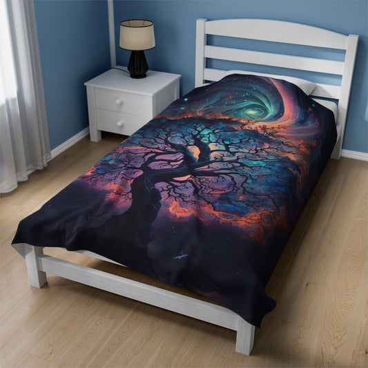 Plush Blanket - Fantasy Tree 5