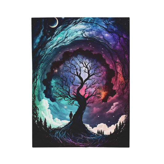 Plush Blanket - Fantasy Tree 2