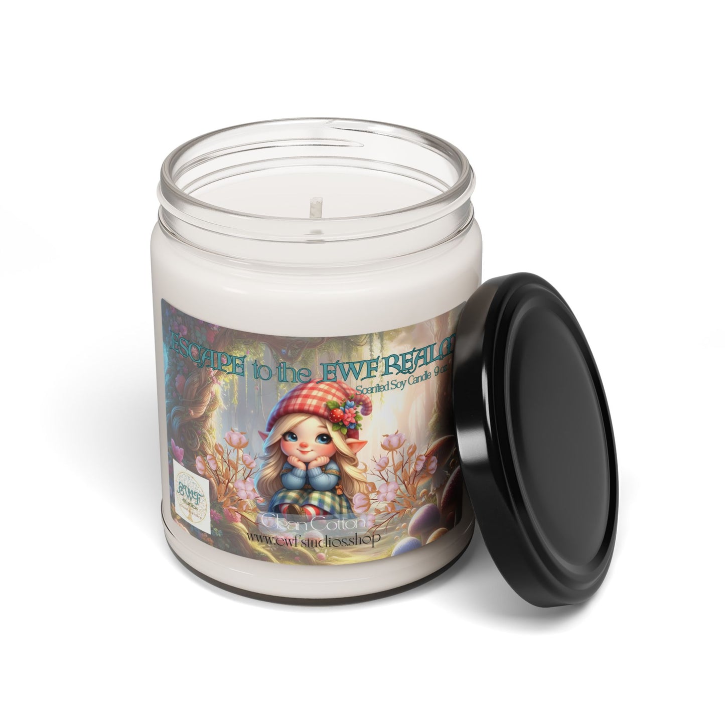 Scented Soy Candle Clean Cotton