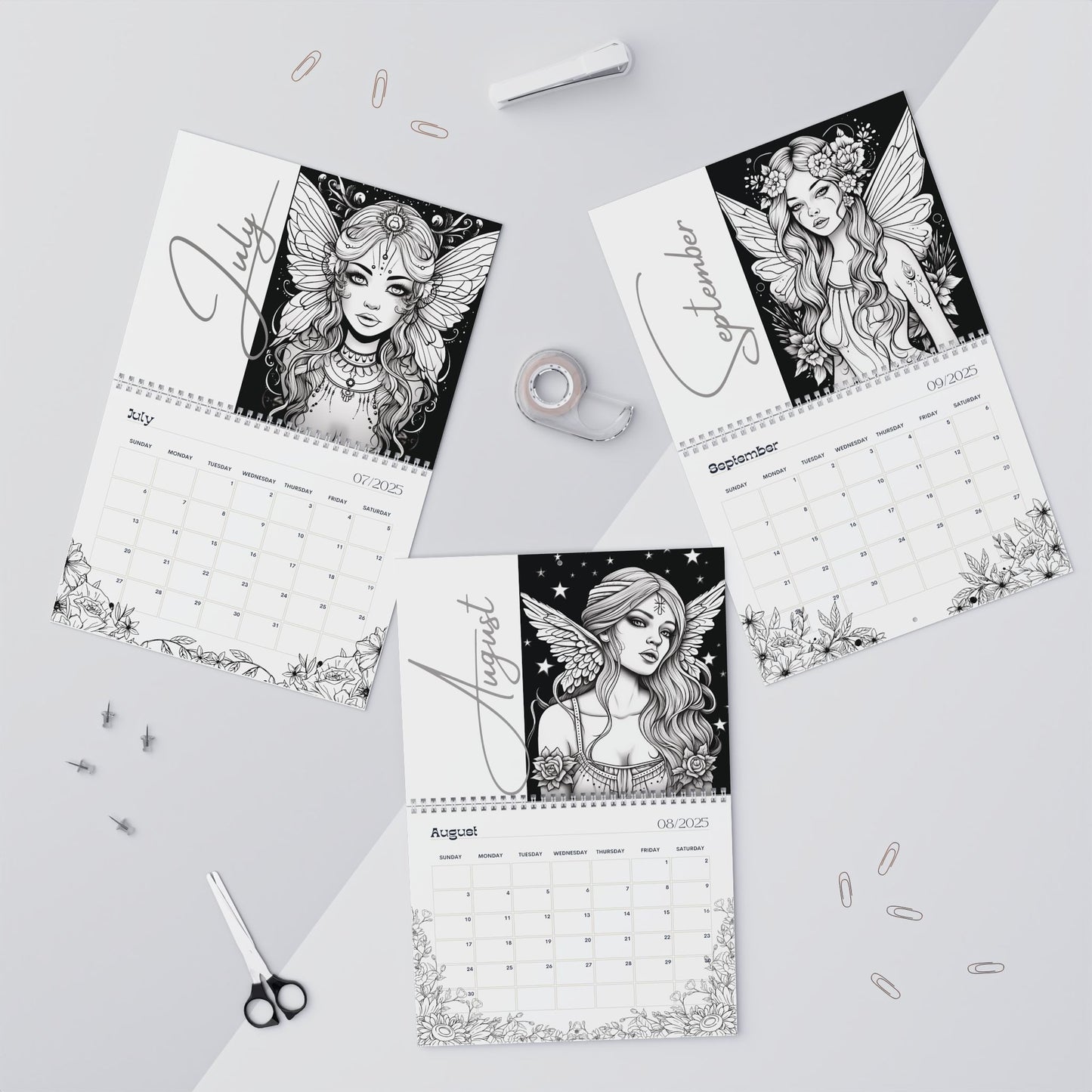 2025 Coloring Calendar - Moonlight Faeries Volume 11