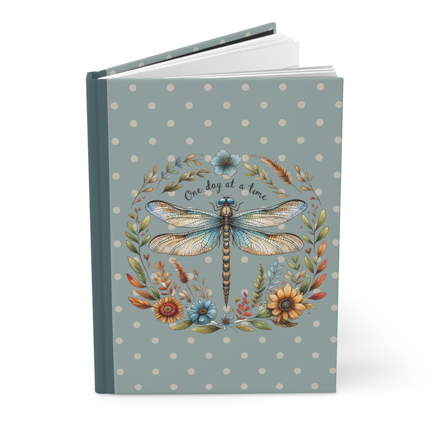 Matte Hardcover Journal - One day at a time