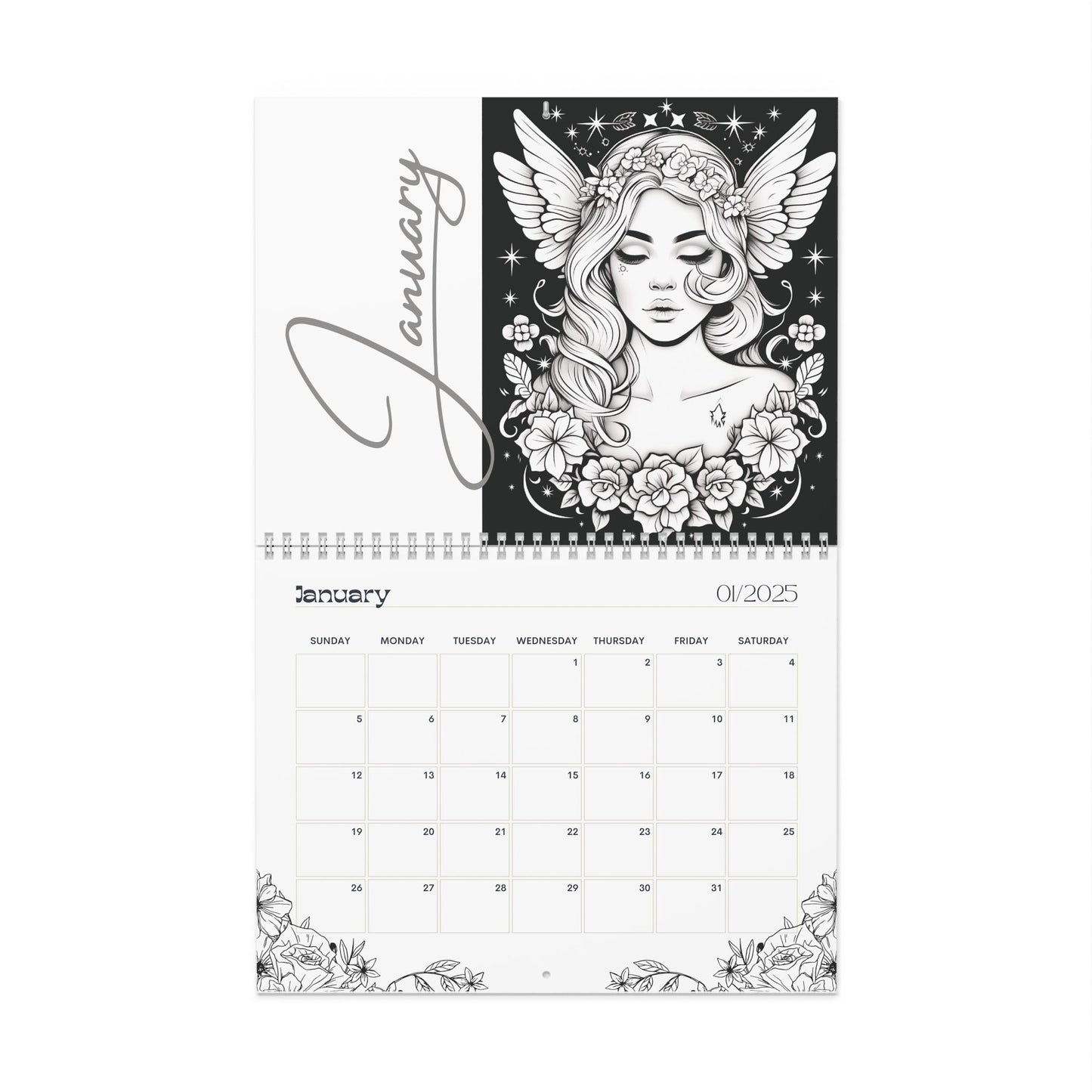 2025 Coloring Calendar - Moonlight Faeries Volume 10