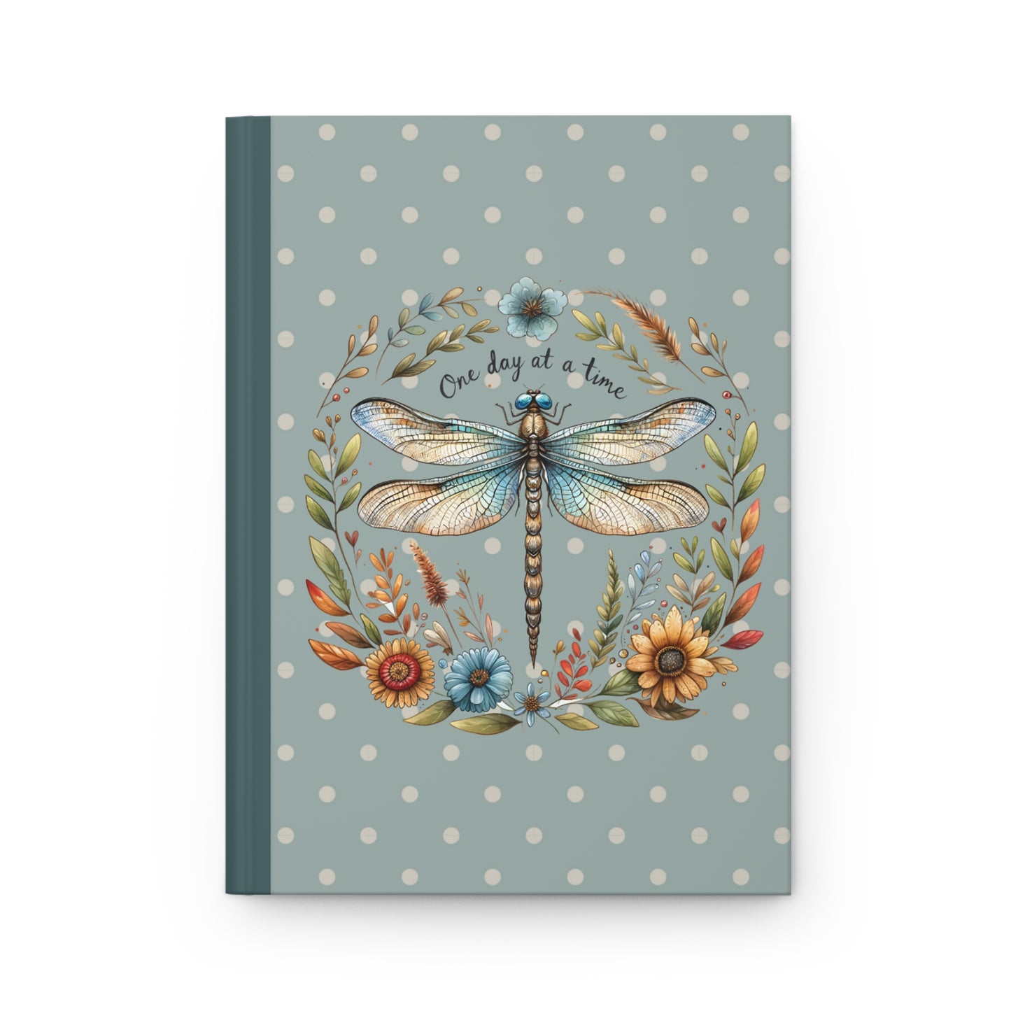 Matte Hardcover Journal - One day at a time