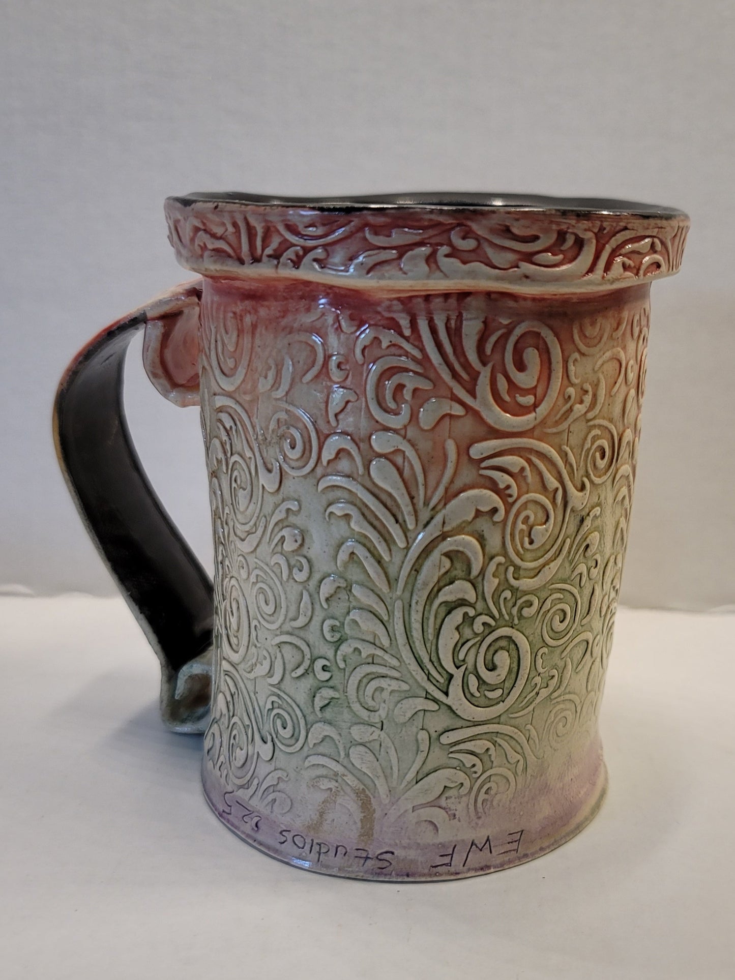 Damask Textured Mug