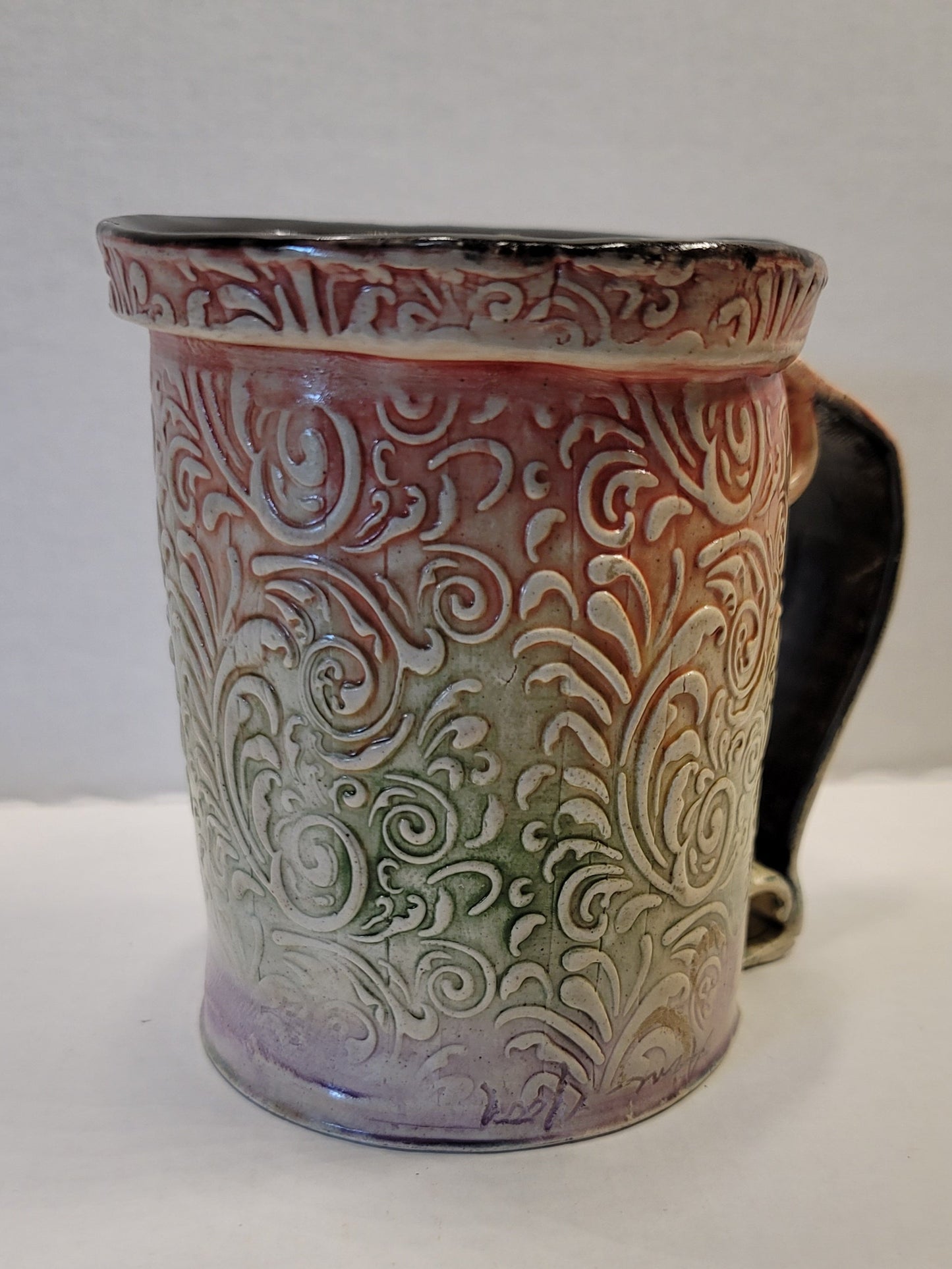 Damask Textured Mug