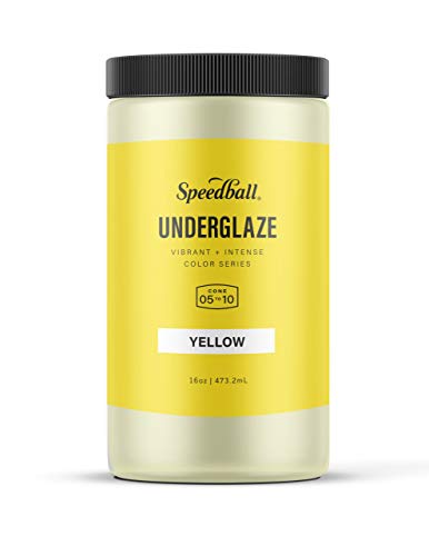 Speedball Underglaze, Teal, 16 oz, Made in USA, Lead-Free Color for Pottery and Ceramics, Wide Firing Range Cone 05-10, Food Safe
