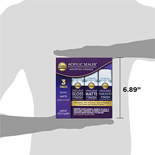 Aleene's 26412 Spray Gloss Finish, 6 Oz Acrylic Sealer, Original Version