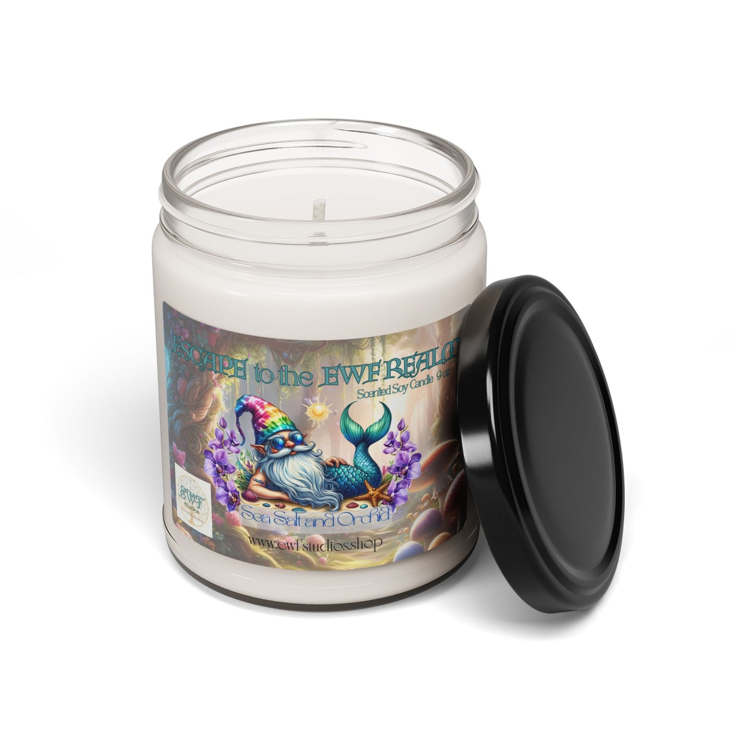 Scented Soy Candle Sea Salt and Orchid