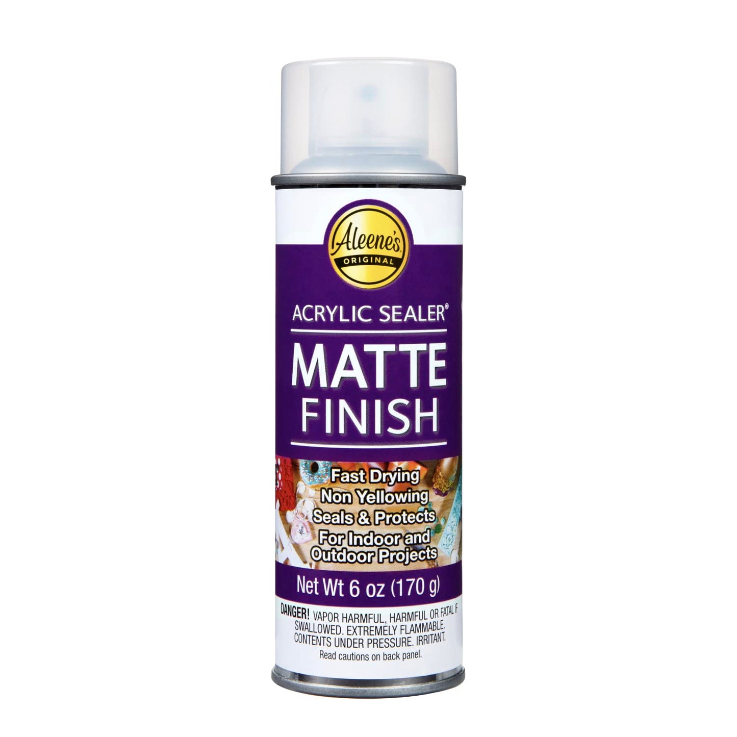 Aleene's 26412 Spray Gloss Finish, 6 Oz Acrylic Sealer, Original Version