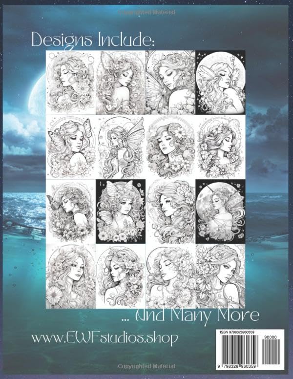Moonlight Faeries Volume 4: Tranquil Coloring