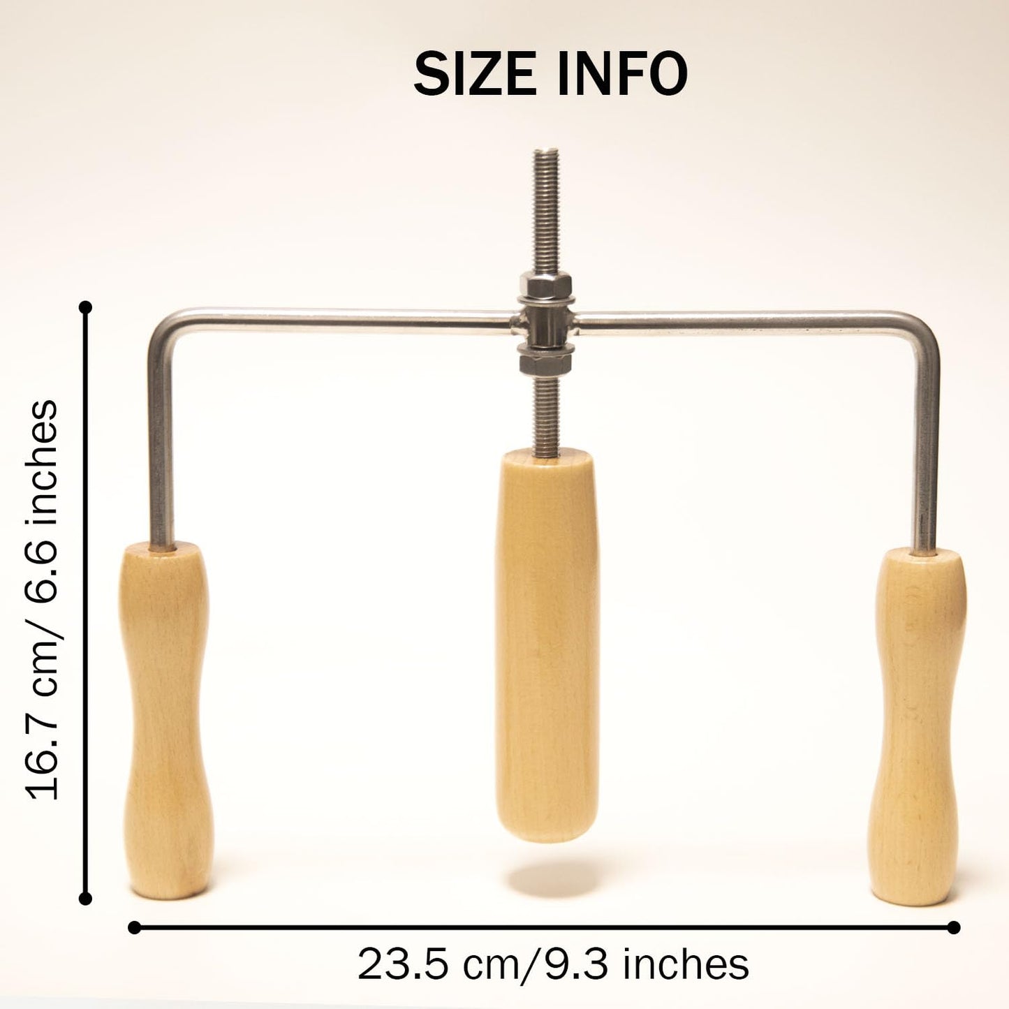 PrudoPex Pot Cup Mouth Opener, Adjustable Depth Ceramic Pot Cup Opening Tool, Adjustable Thickness Flat Bottom Pottery Tool (Wood)