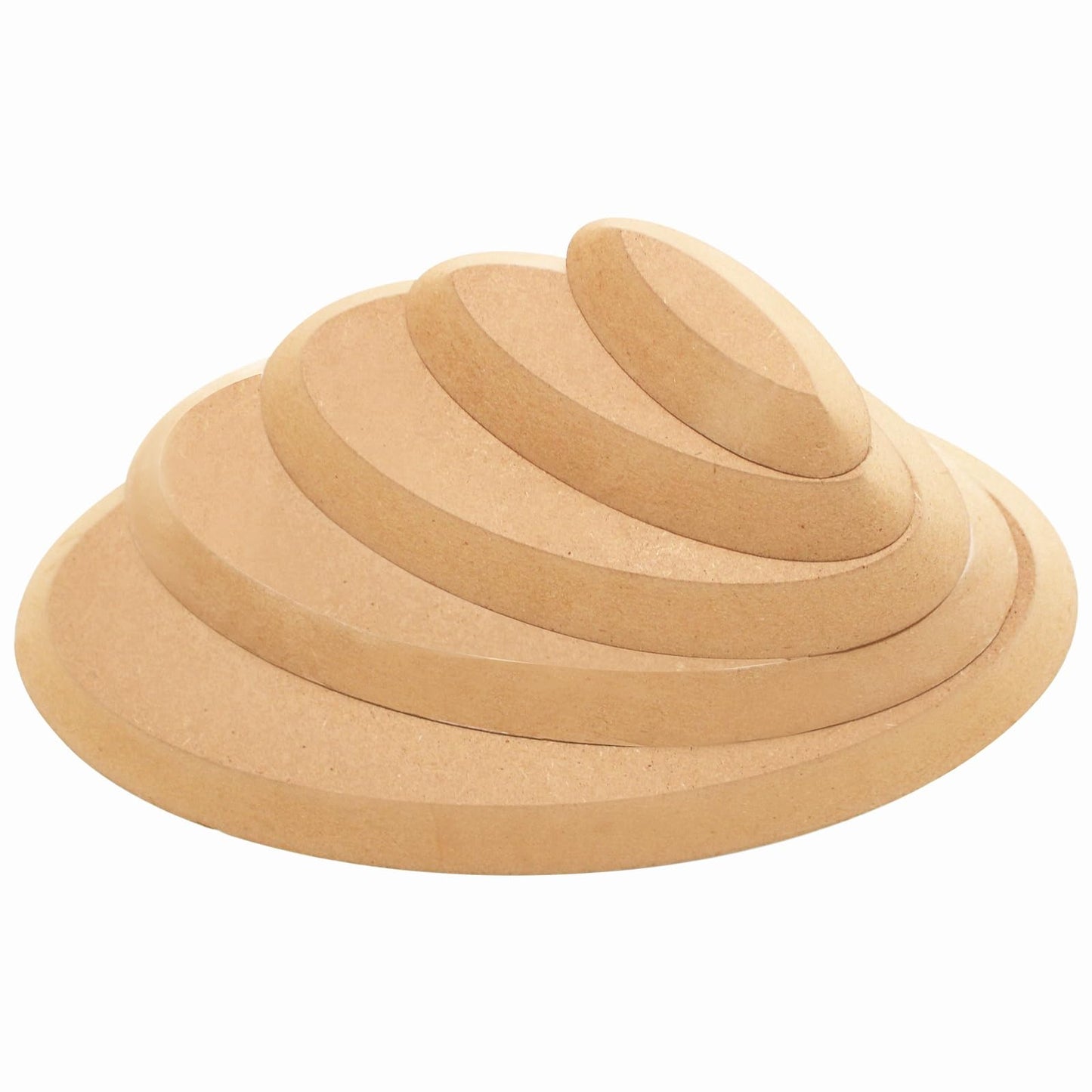GeryVtee Ceramics Plate Forming Molds 6 Pcs Pottery Molds for Clay Handbuliding Plates Slump Mold for Pottery 6 Shapes Wooden Pottery Tools and Supplies (Mix)