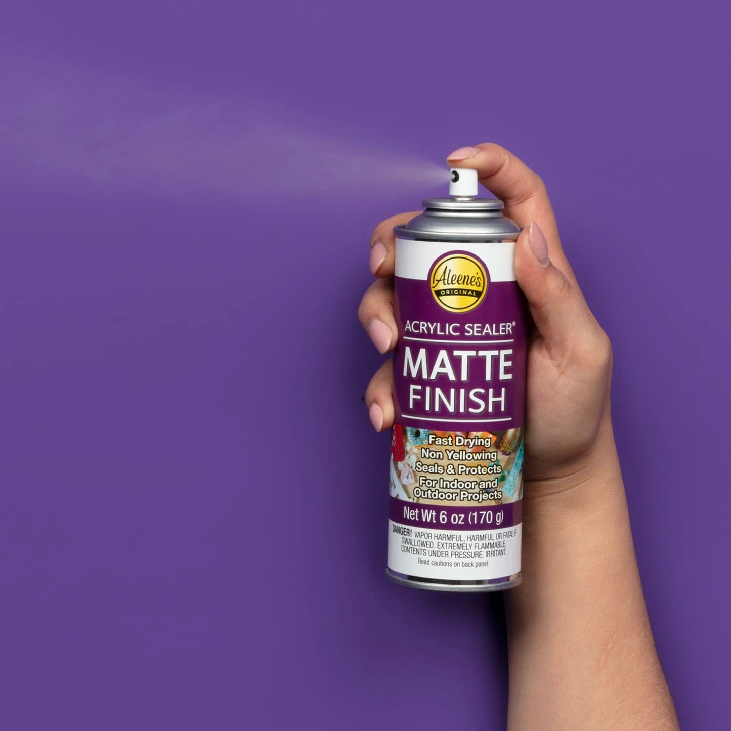 Aleene's 26412 Spray Gloss Finish, 6 Oz Acrylic Sealer, Original Version