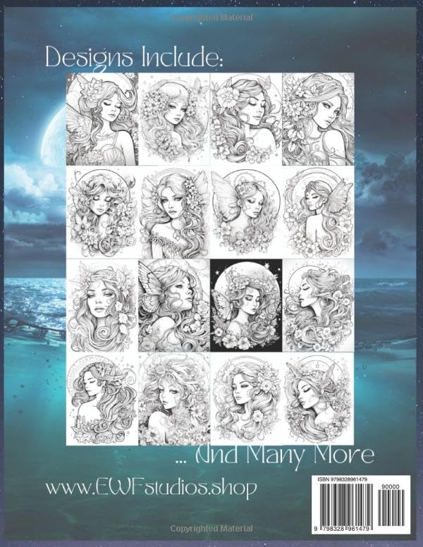 Moonlight Faeries Volume 5: Tranquil Coloring