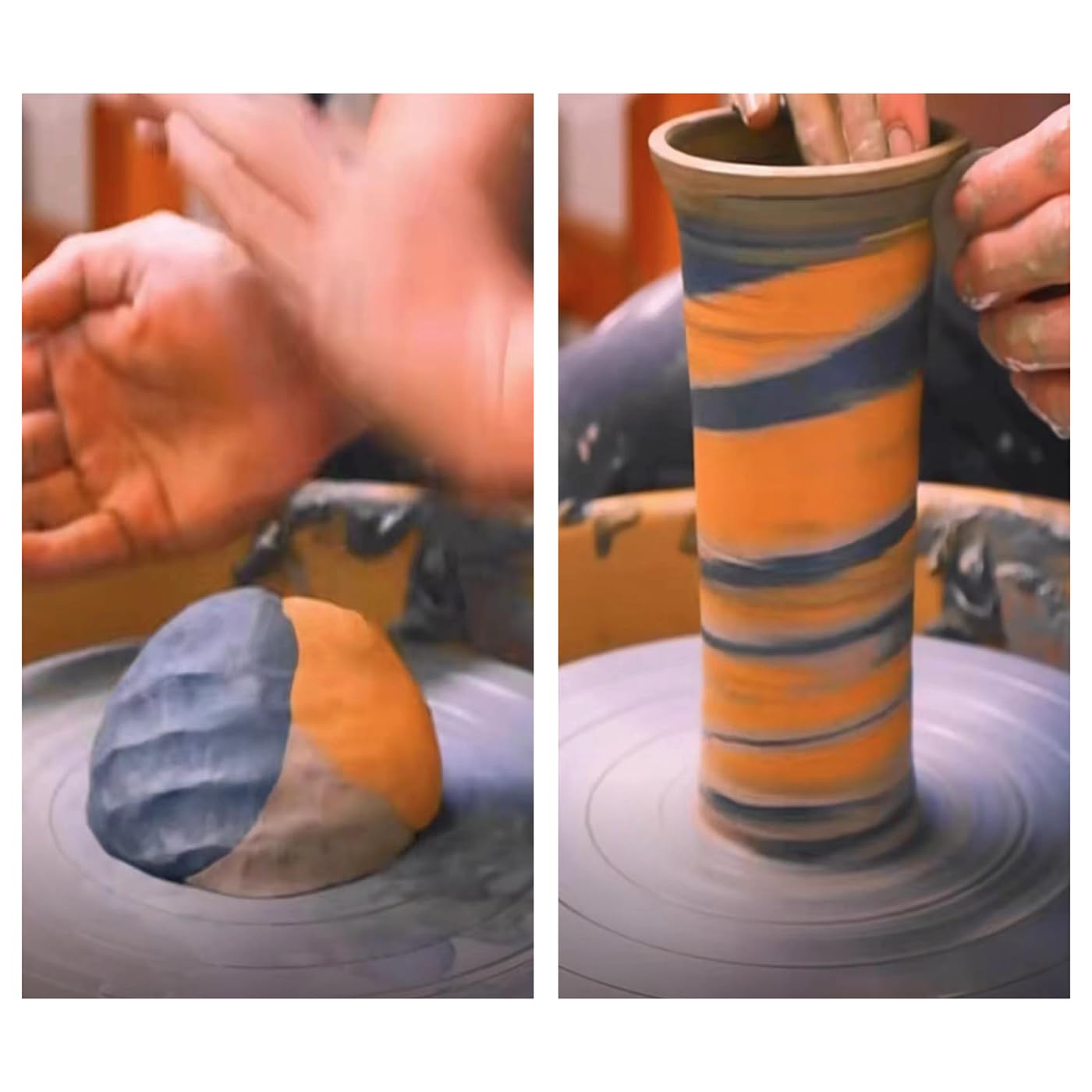 ReArt Stone Air-Dry Clay 15LB wih 3 Colors White, Gray & Terra Cotta 5lb Each- Ideal for Beginners and Advanced Sculptors All-Purpose Modeling Clay (White, Gray & Terra Cotta)