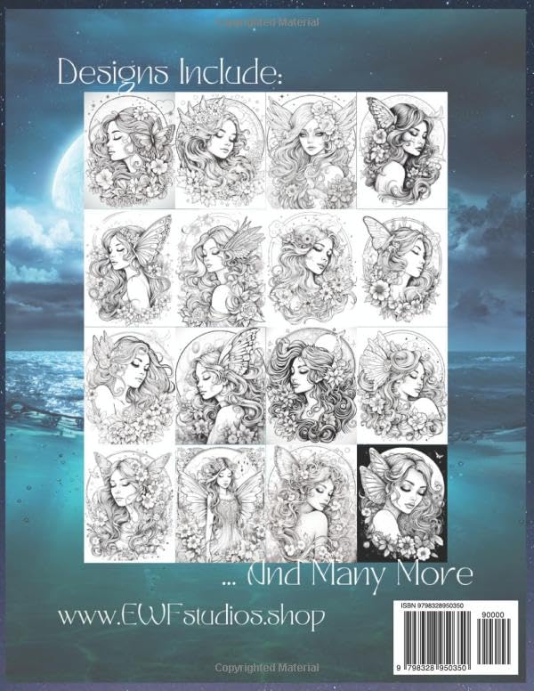 Moonlight Faeries Volume 3: Tranquil Coloring