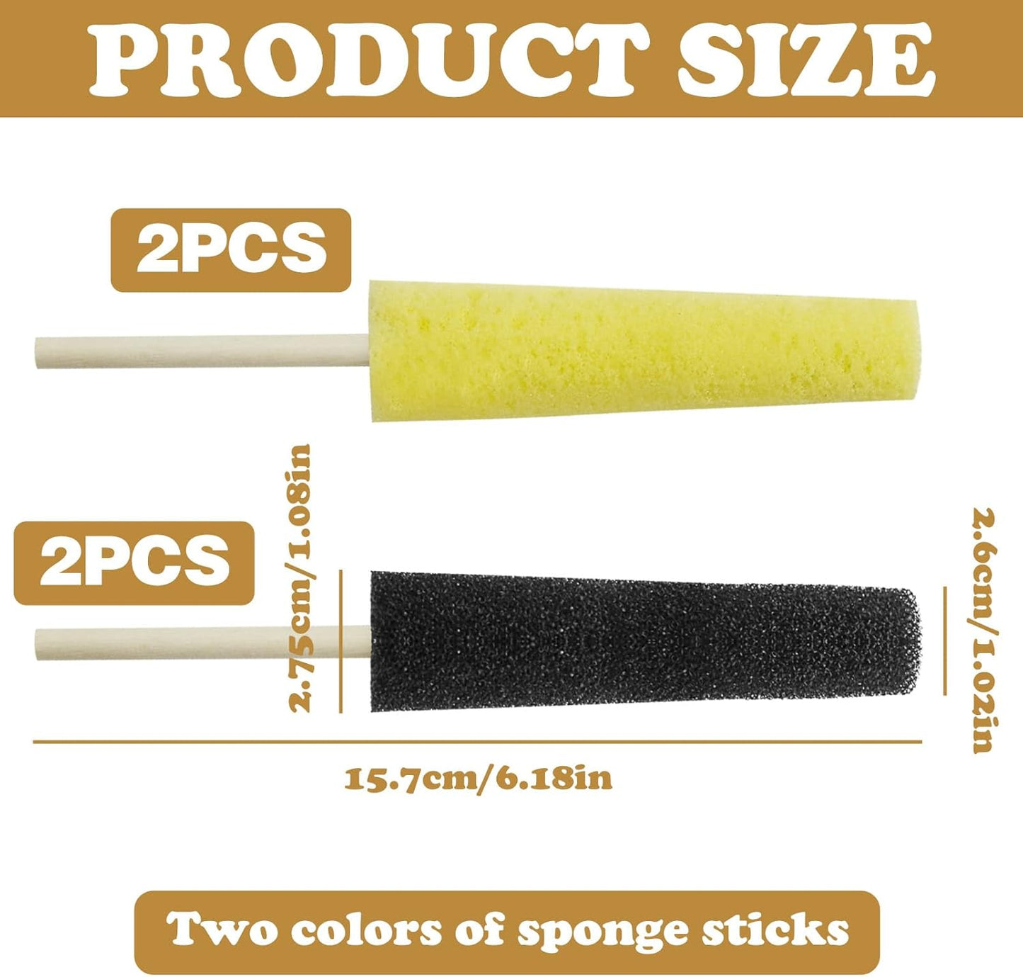 Sponge Stick Pottery Sponges Ceramic Tools Burr Repair, Pottery Trimming Tools Two Colors Holder for Clay Making Ceramic Accessories for Artist Carving and Shaping Supplies