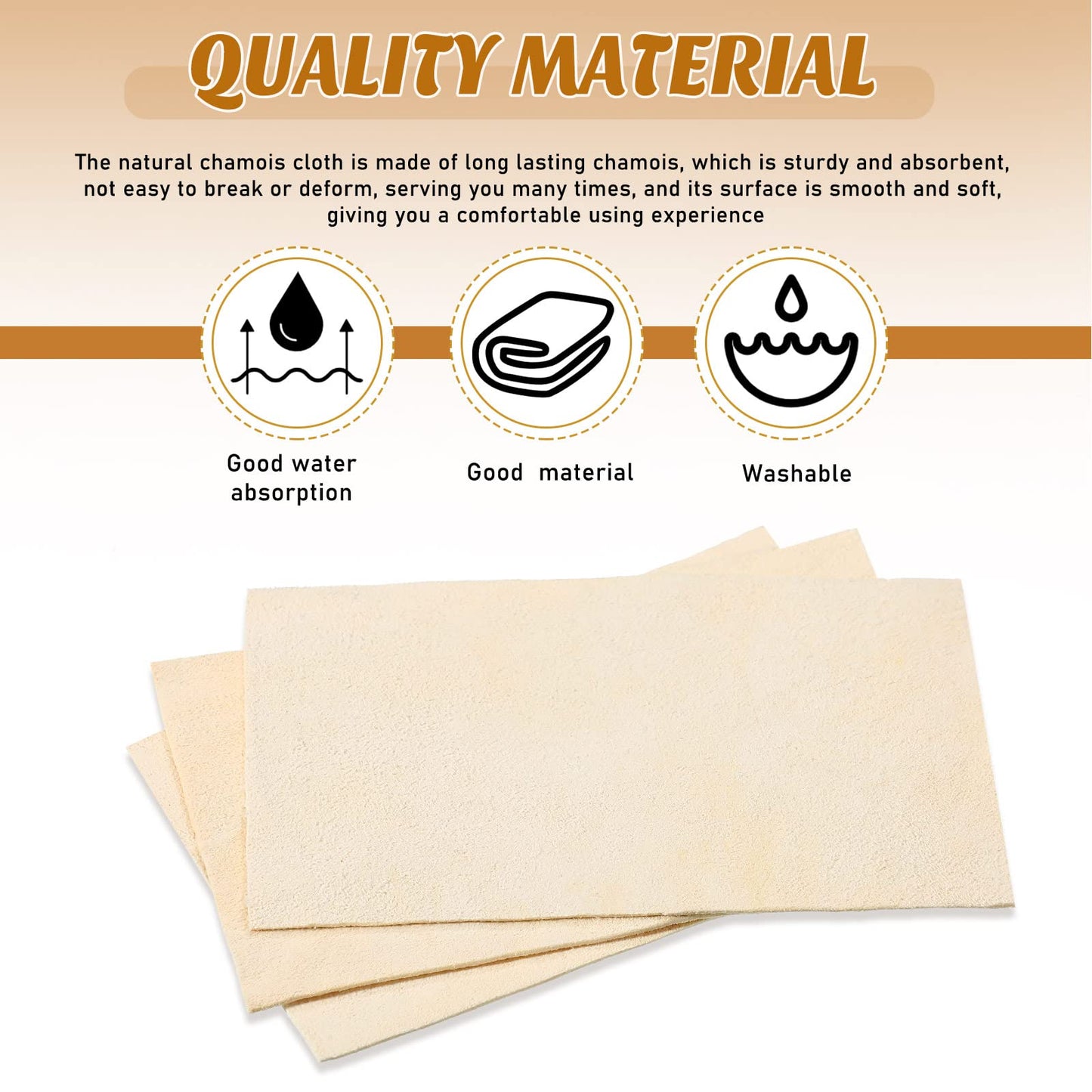 Potchen 20 Pieces Pre Cut Chamois for Smoothing Pot Rim Chamois Clay Soft Cloth Pottery Tool Kit Ceramic Pottery Tools and Supplies Ceramics Trimming Tools