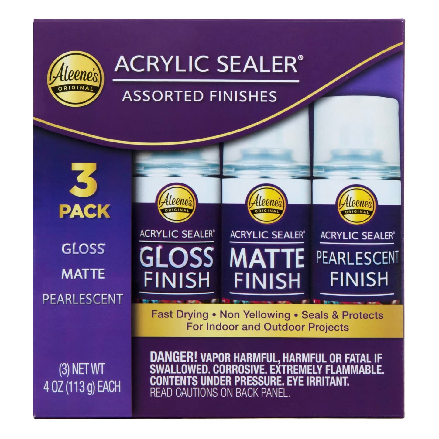 Aleene's 26412 Spray Gloss Finish, 6 Oz Acrylic Sealer, Original Version