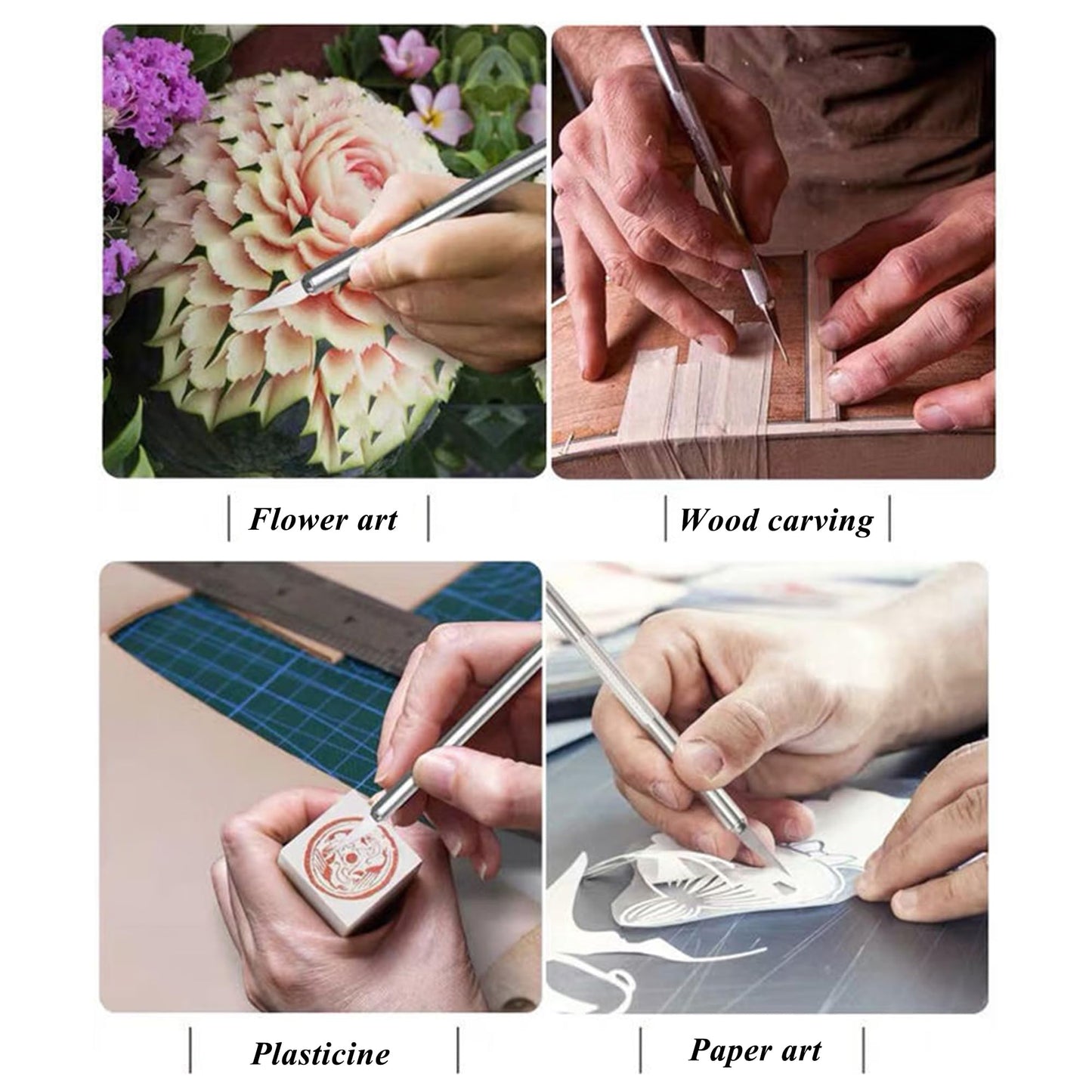 3 in 1 Clay Needle Tools Sculpting Ceramics Pottery Carving Tools for Model Clay Supplies, Ceramic & Pottery Tools Includes Sculpture Feather Pin Carving Knife Needle Texture Tools, LXLVOUEG