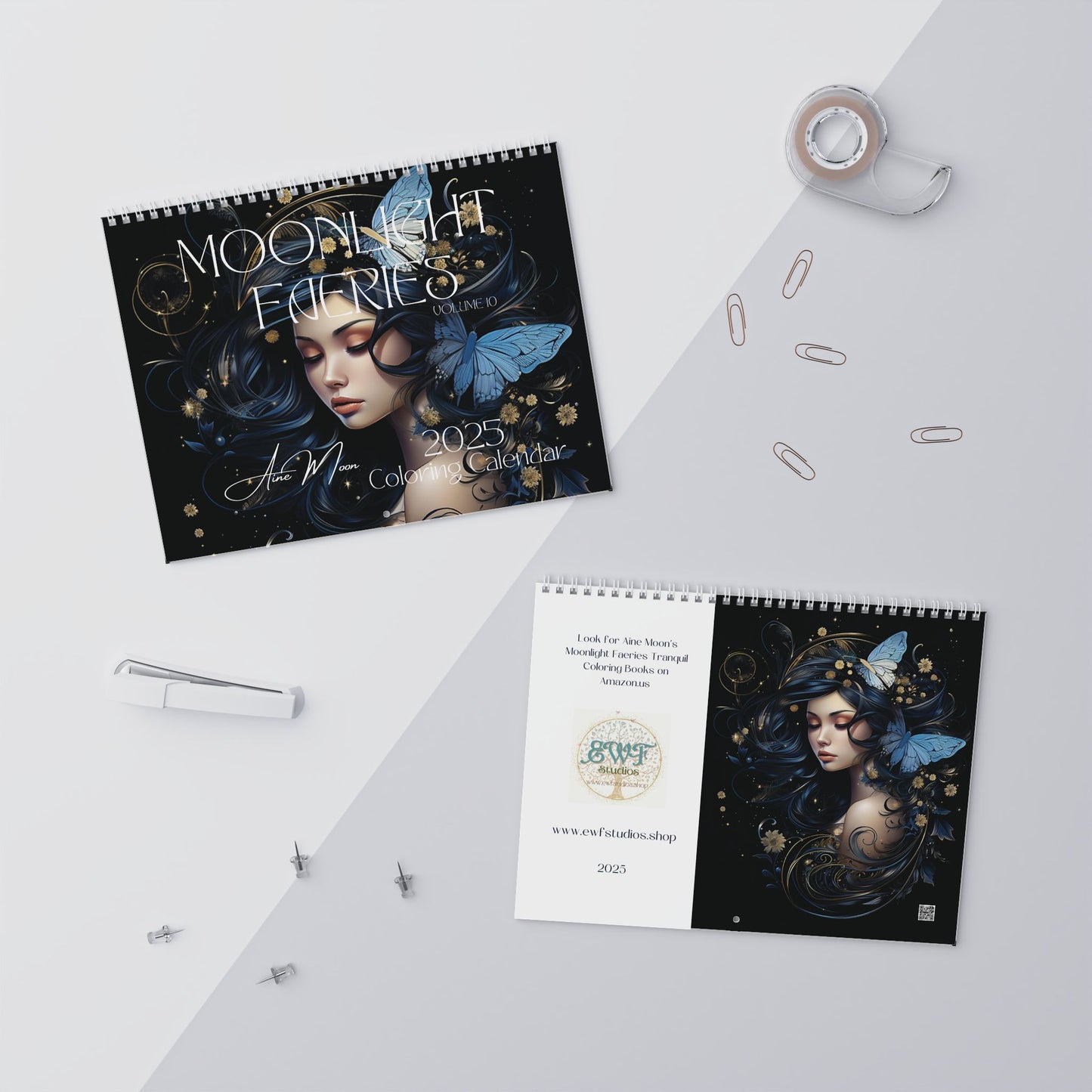 2025 Coloring Calendar - Moonlight Faeries Volume 10