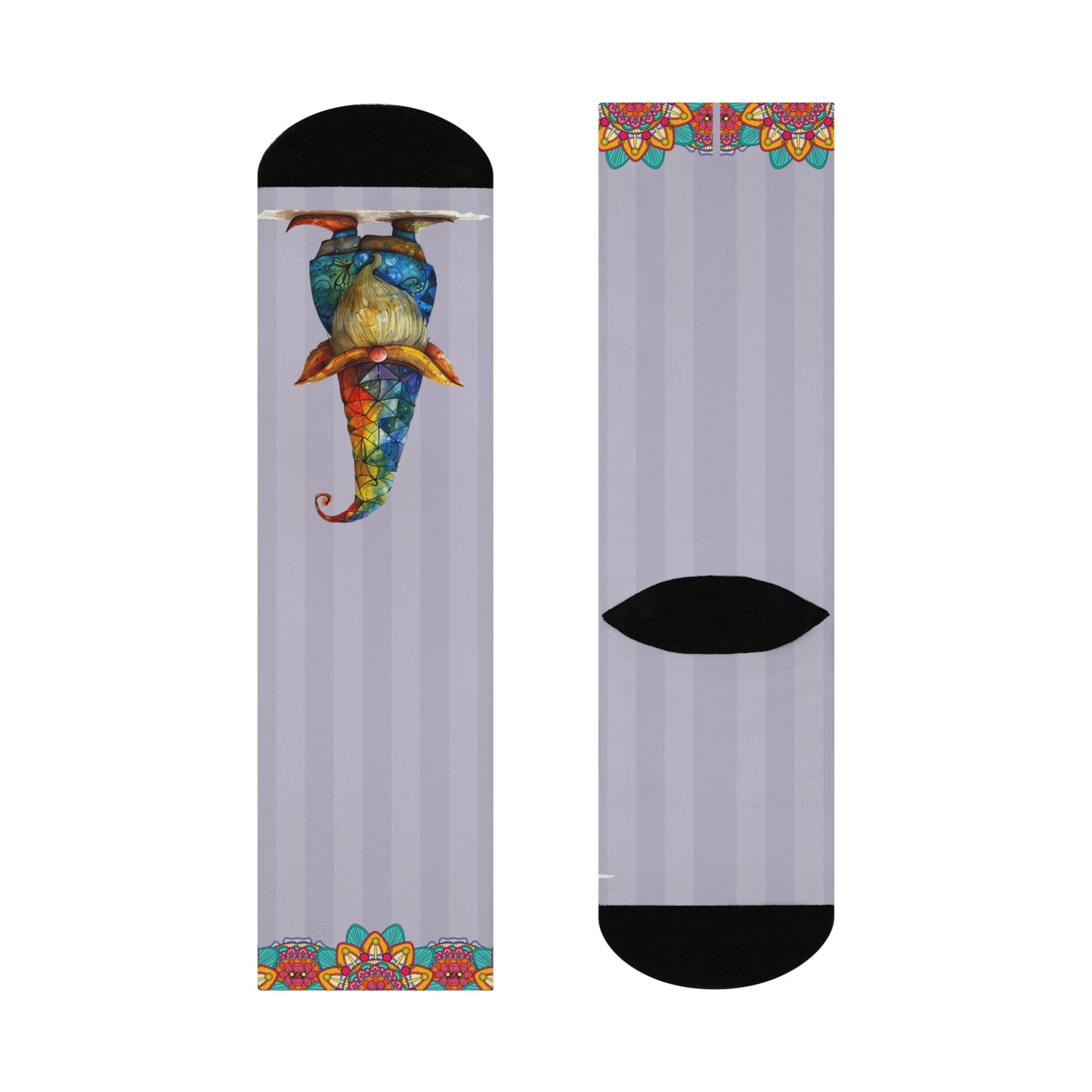 Cushioned Crew Socks-Prism Gnome