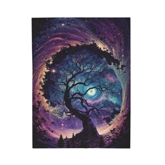 Plush Blanket - Fantasy Tree 4