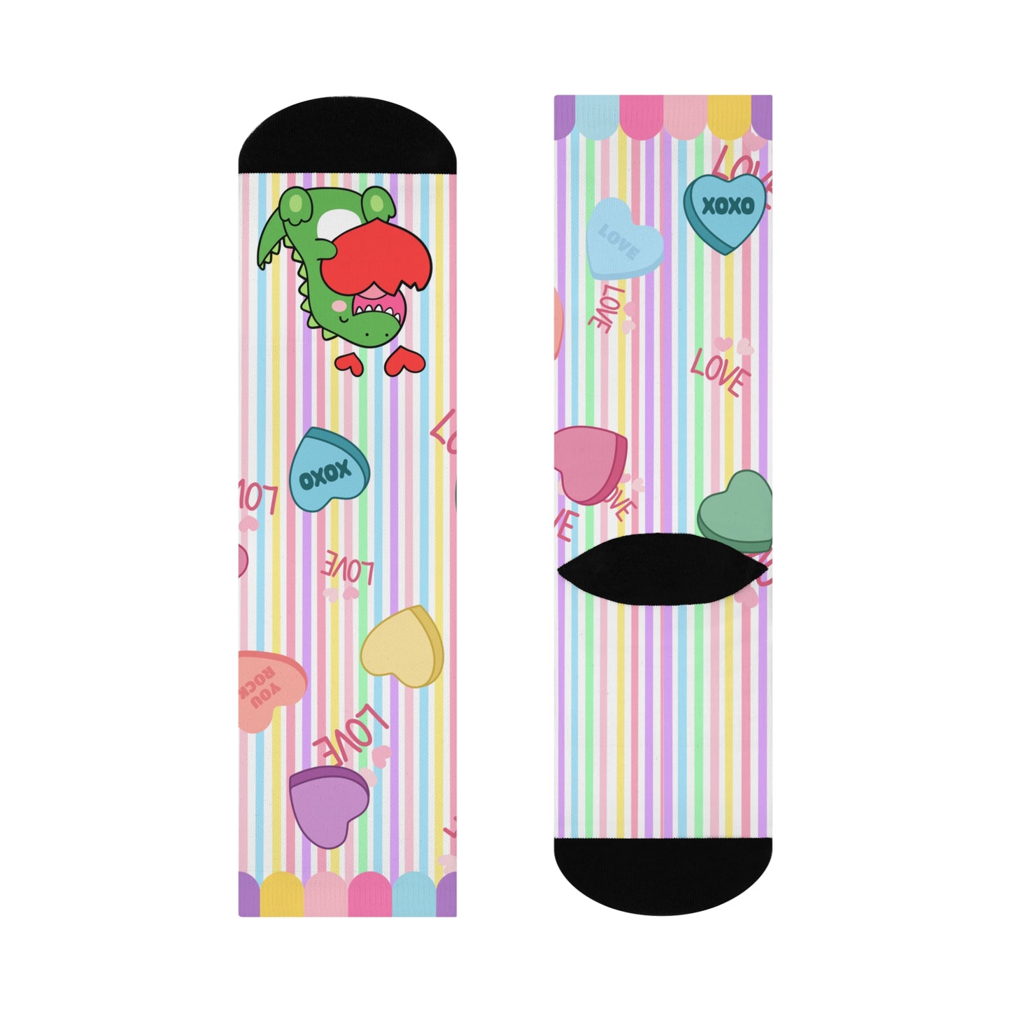 Cushioned Crew Socks-Valentin-osaur