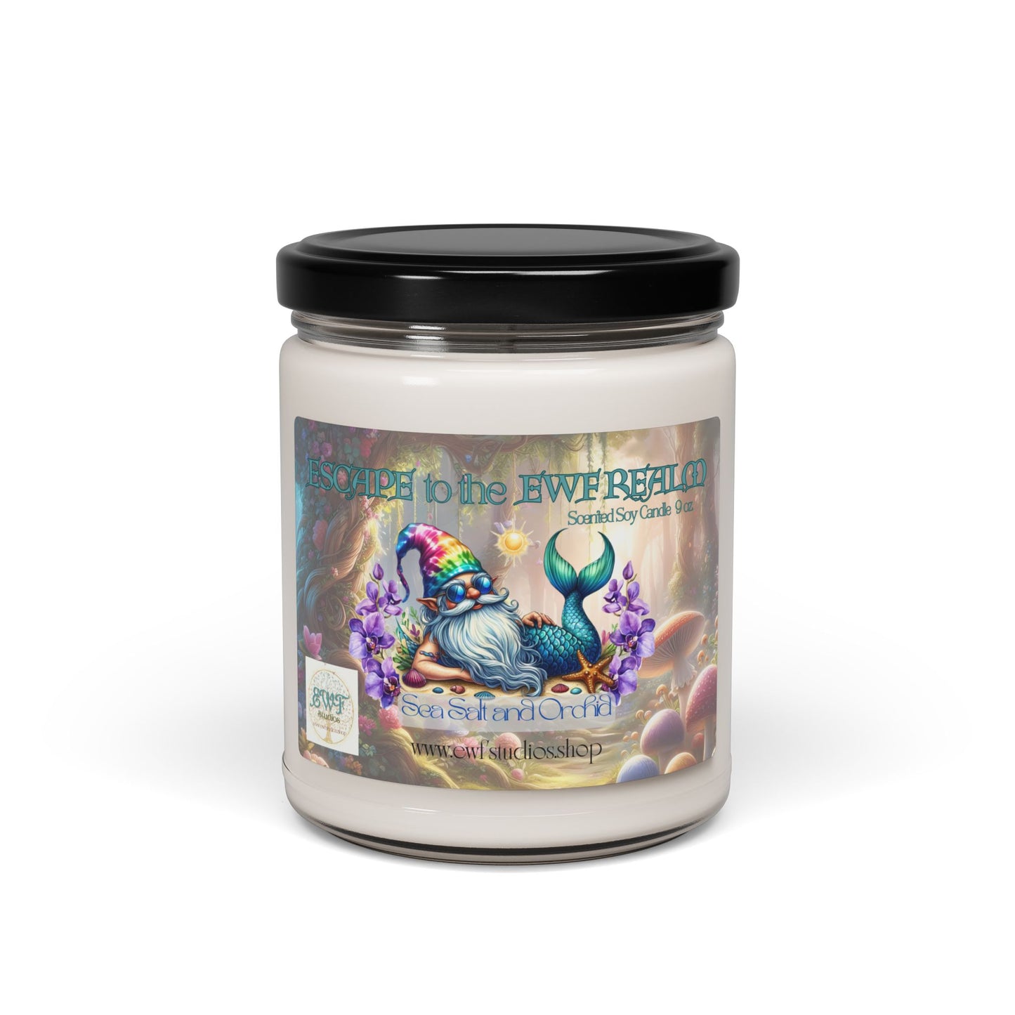 Scented Soy Candle Sea Salt and Orchid