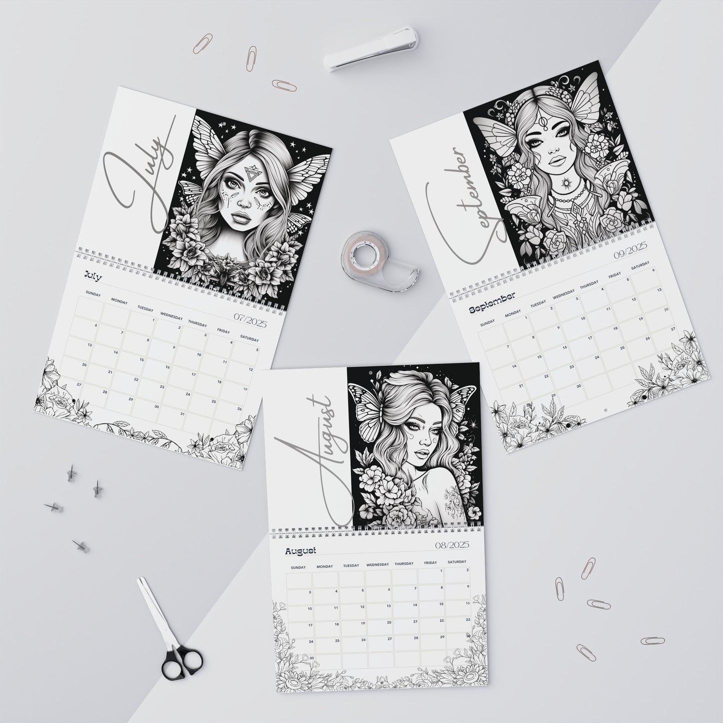 2025 Coloring Calendar - Moonlight Faeries Volume 10