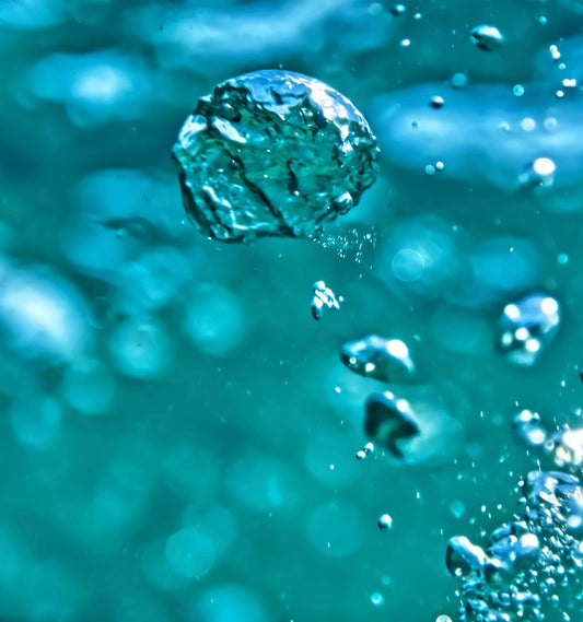 water droplets on glass surface