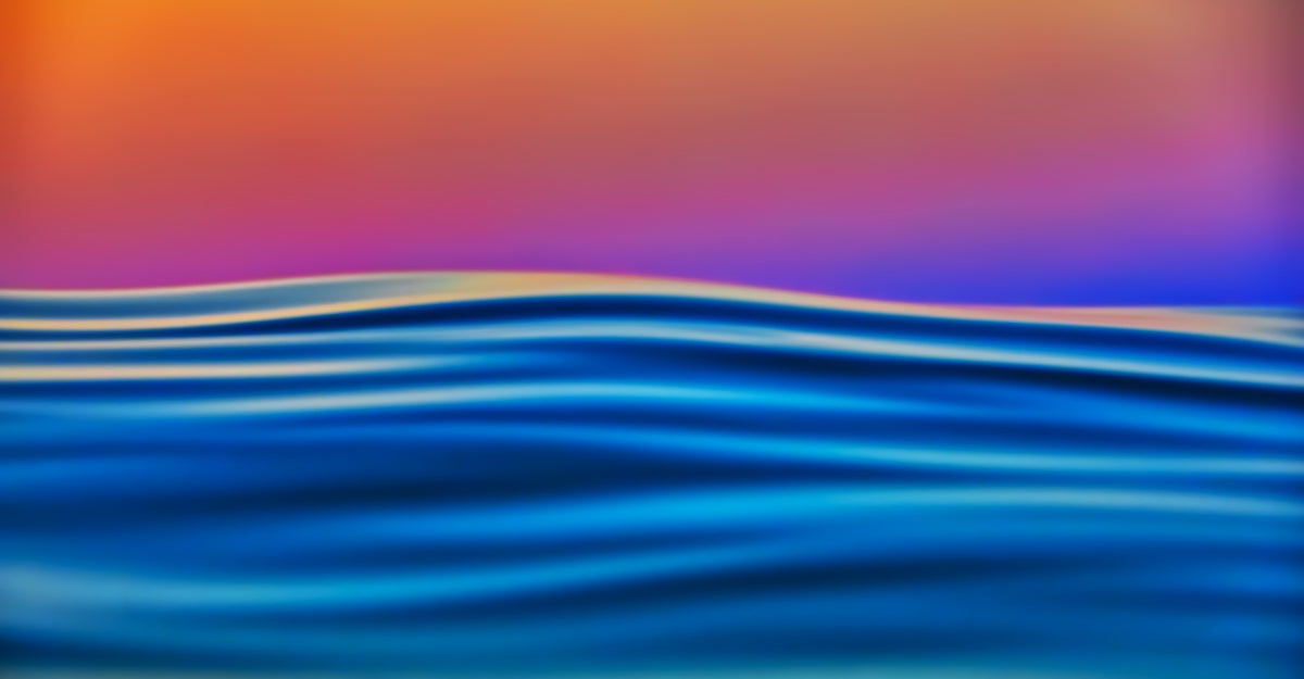 blue and orange abstract painting