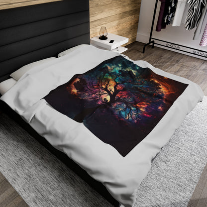 Plush Blanket - Fantasy Tree 3
