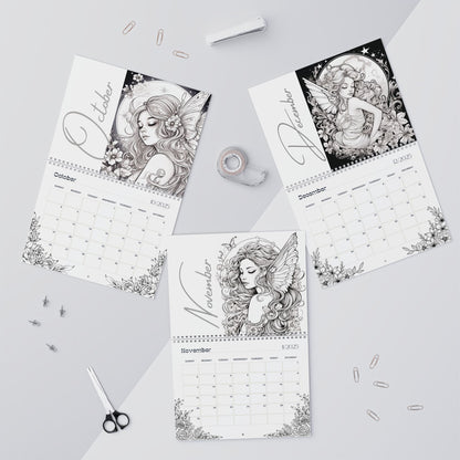 2025 Coloring Calendar - Moonlight Faeries Volume 3