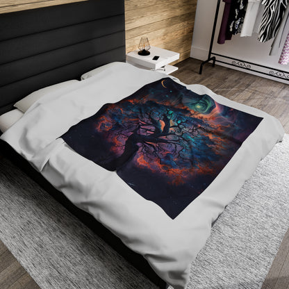 Plush Blanket - Fantasy Tree 5
