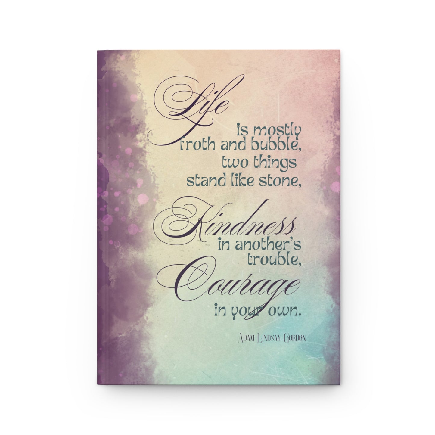 Matte Hardcover Journal - Froth and Bubble