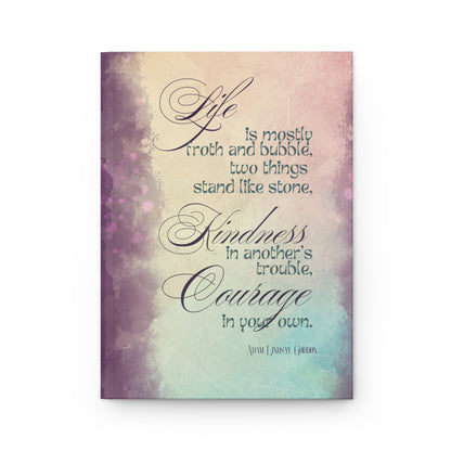 Matte Hardcover Journal - Froth and Bubble