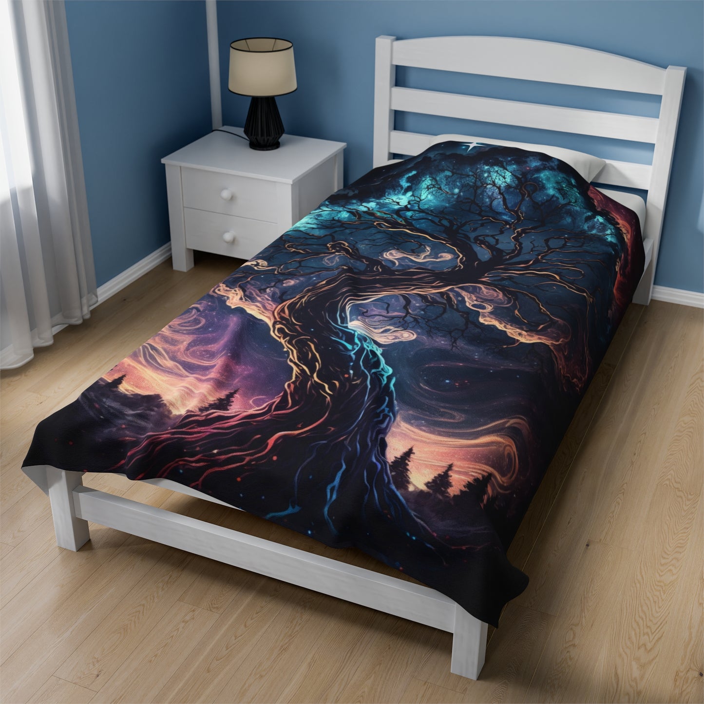 Plush Blanket - Fantasy Tree 1