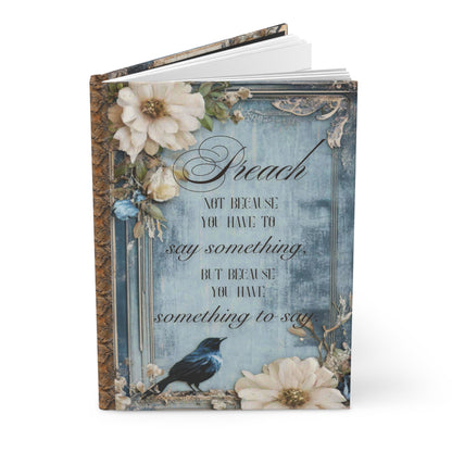 Matte Hardcover Journal - Preach