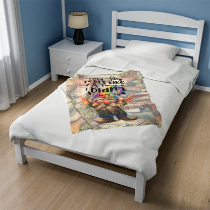 Plush Blanket - Life Is Like A Test