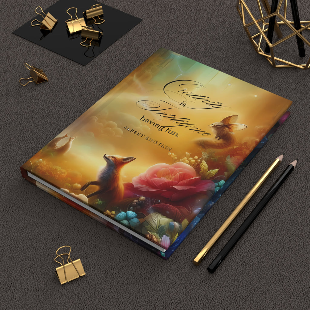 Matte Hardcover Journal - Albert Einstein