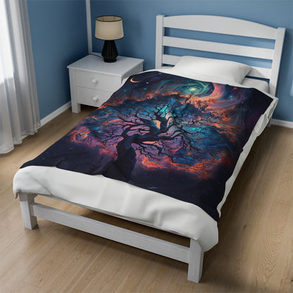 Plush Blanket - Fantasy Tree 5