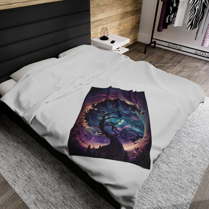 Plush Blanket - Fantasy Tree 4