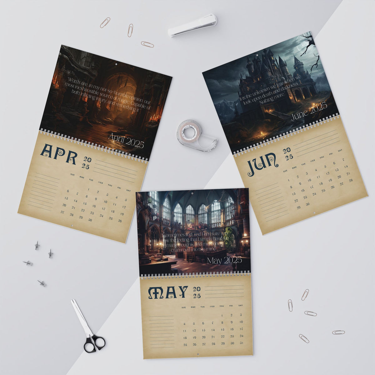 2025 Wall Calendars - The Wisdom of Dumbledor