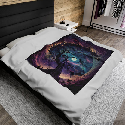Plush Blanket - Fantasy Tree 4