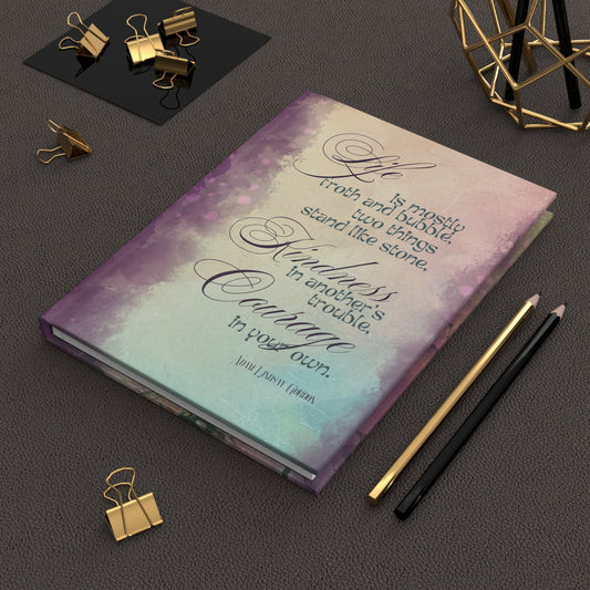 Matte Hardcover Journal - Froth and Bubble