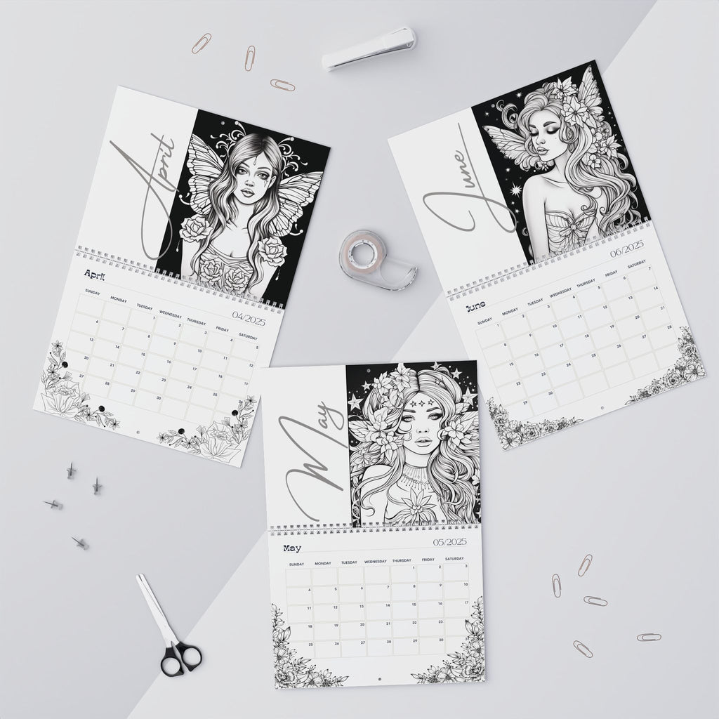 2025 Coloring Calendar - Moonlight Faeries Volume 10