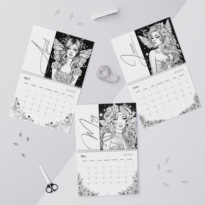 2025 Coloring Calendar - Moonlight Faeries Volume 10