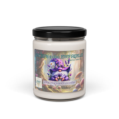 Scented Soy Candle White Sage and Lavender